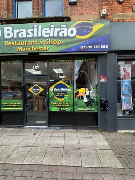 An image of the exterior signage for O Brasileirao.